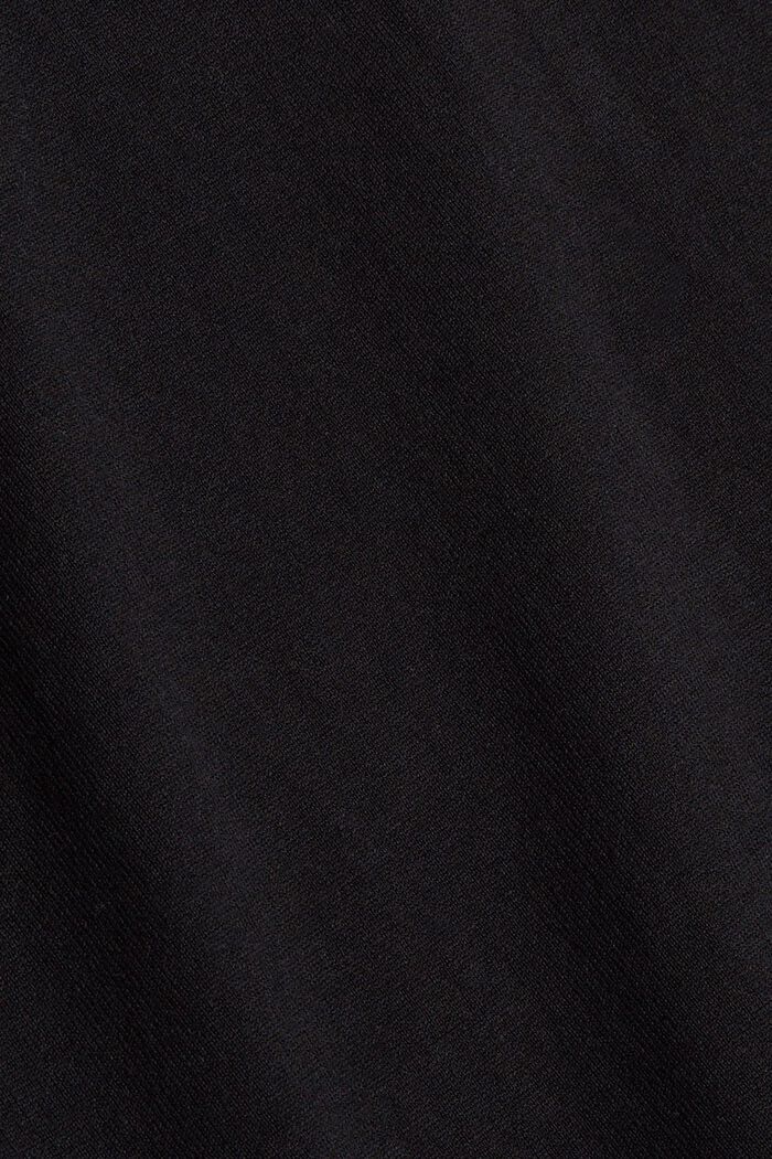 Robe-pull de style polo, coton mélangé, BLACK, detail image number 0