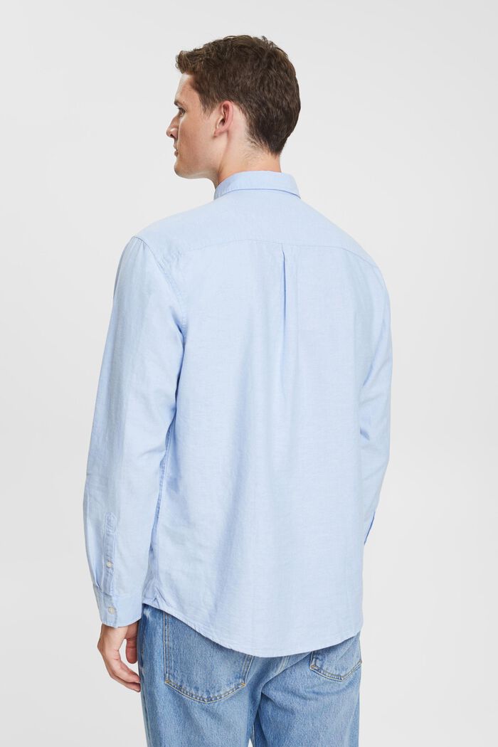Overhemd met buttondownkraag, LIGHT BLUE, detail image number 3