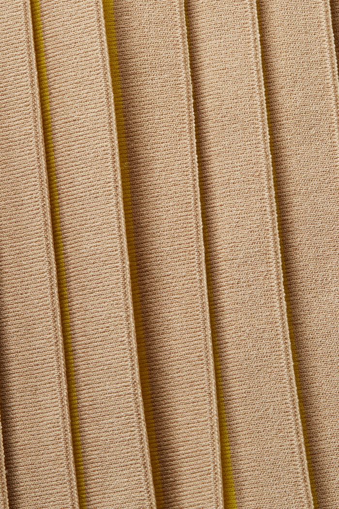 Mini-jupe en maille plissée, SAND, detail image number 6