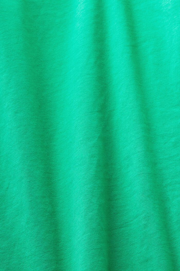 Tanktop van katoen-jersey, GREEN, detail image number 4