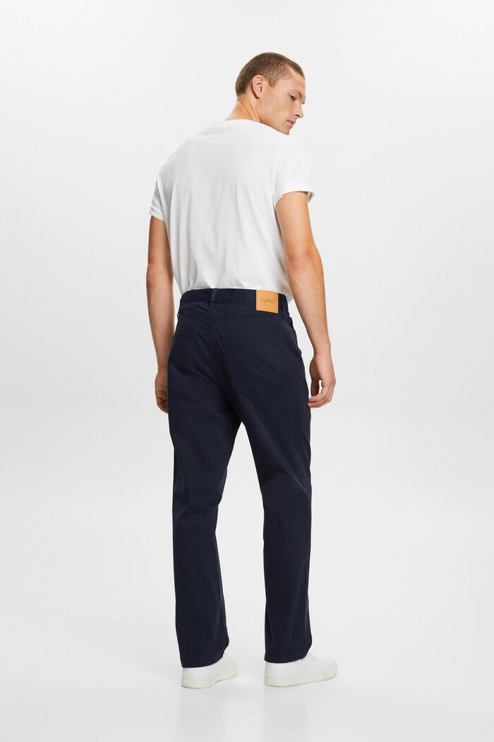 Pantalon droit classique, NAVY, detail image number 3