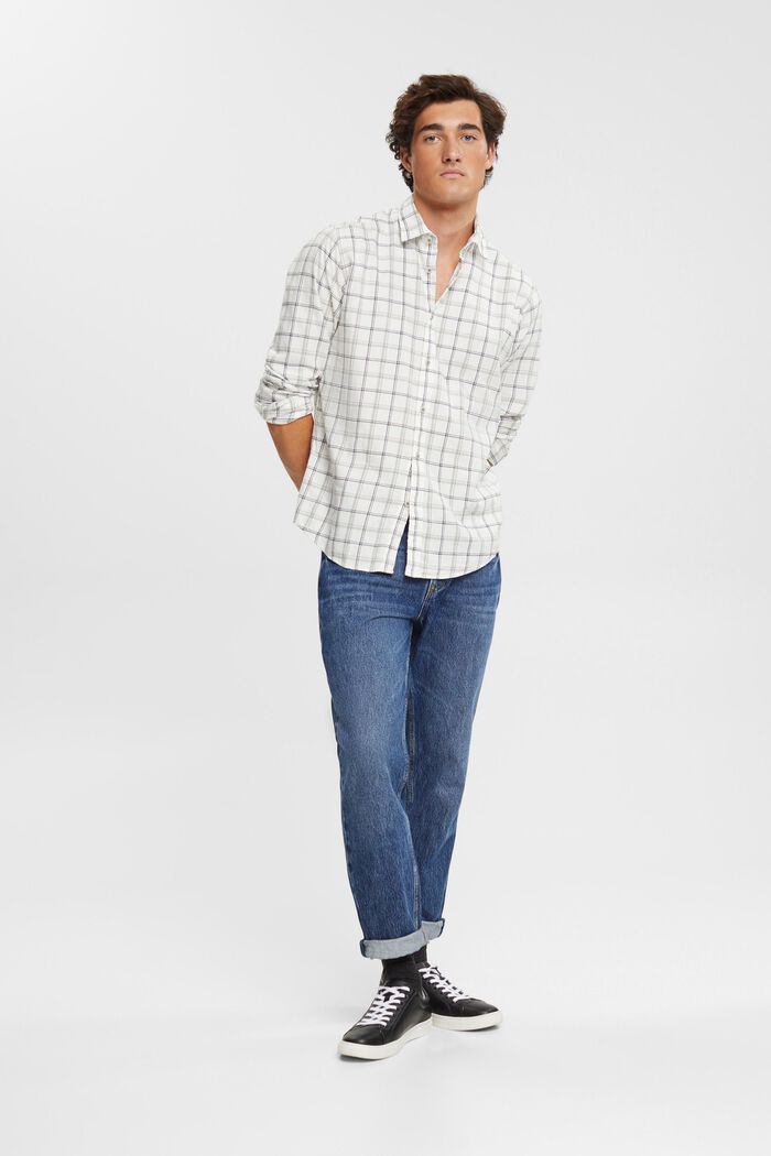 Shirts woven Regular Fit, OFF WHITE, detail image number 4