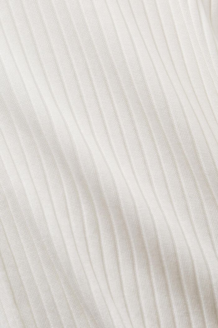 Ribgebreide trui met ronde hals, OFF WHITE, detail image number 5