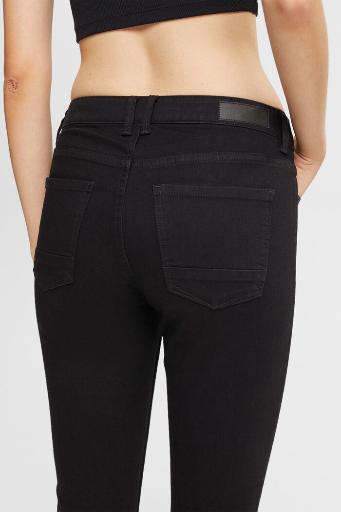 Jeans van een katoenmix met comfortabele stretch, BLACK RINSE, detail image number 4