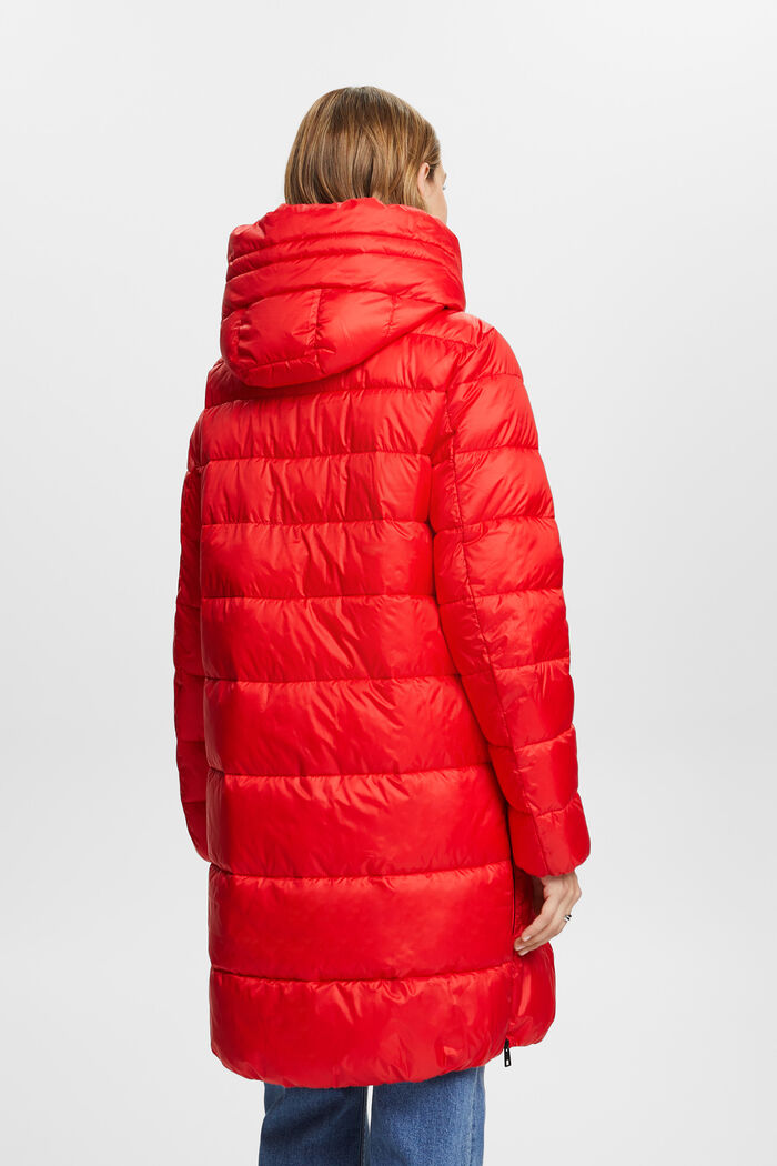 Recyclé : le manteau matelassé à capuche, RED, detail image number 3