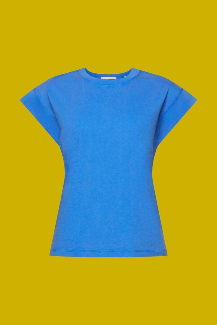 Batwing T-shirt met korte mouwen, BRIGHT BLUE, detail image number 5