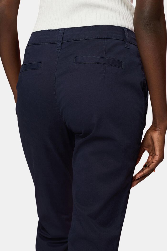 Chino en coton stretch, NAVY, detail image number 4