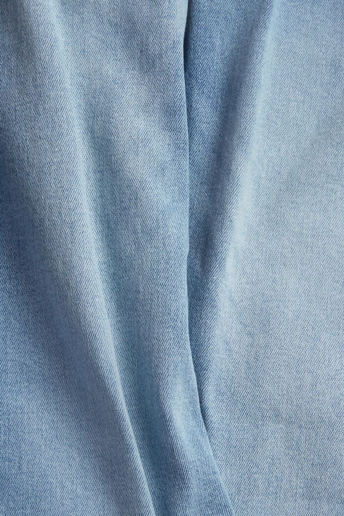 Katoenen jeans met comfortabele stretch, BLUE LIGHT WASHED, detail image number 4