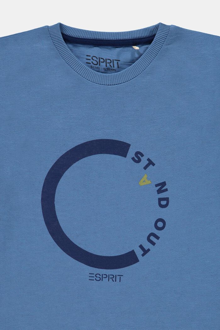 T-shirt à imprimé, 100 % coton, LIGHT BLUE, detail image number 2