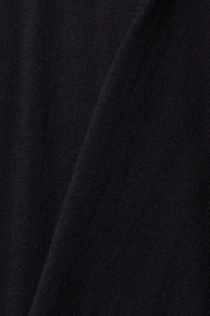 Gebreid vest, BLACK, detail image number 1