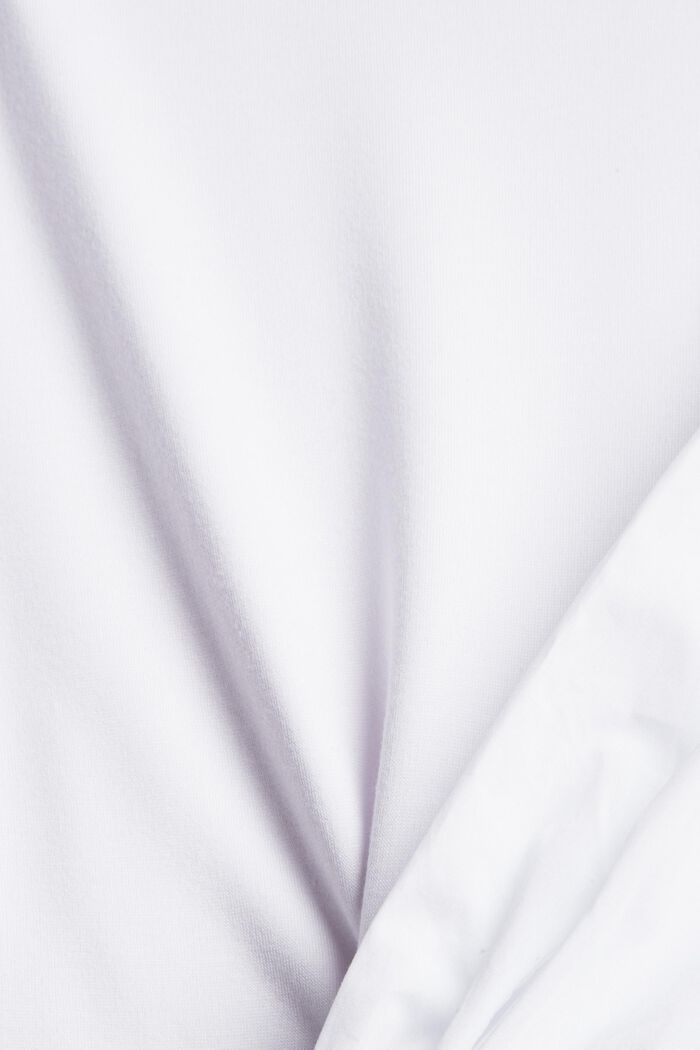 T-shirt à manches longues ballon, LENZING™ ECOVERO™, WHITE, detail image number 4