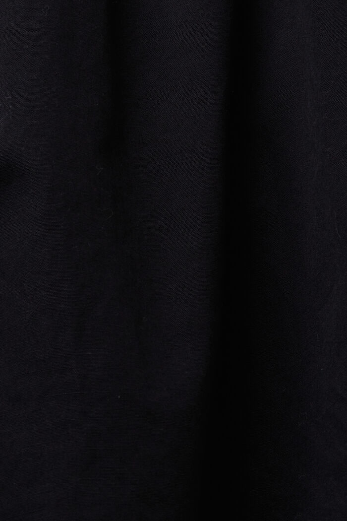 Mini-jurk van een materiaalmix, BLACK, detail image number 5