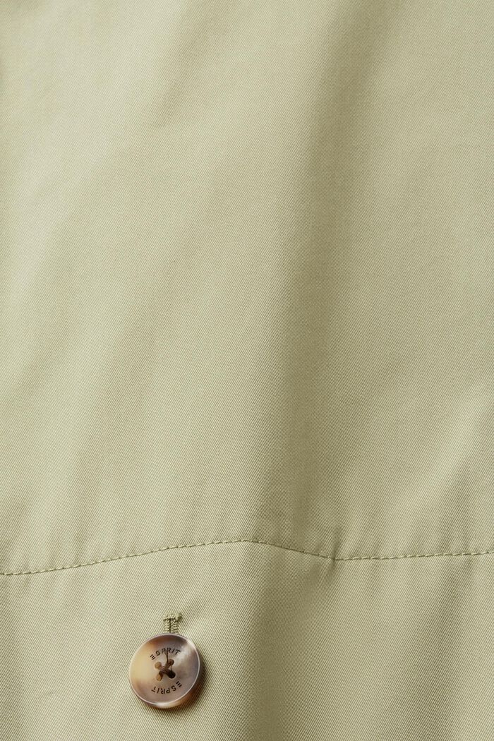 Trench-coat court à ceinture, LIGHT KHAKI, detail image number 4