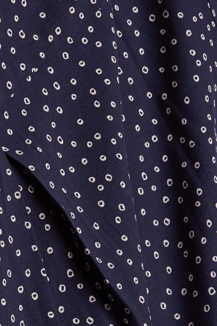 Henley blouse van LENZING™ ECOVERO™, NEW NAVY, detail image number 4