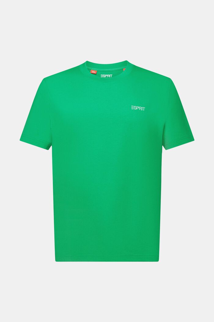 Uniseks T-shirt met logo, GREEN, detail image number 7