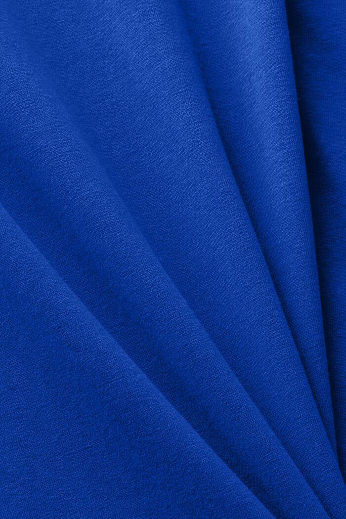 Katoenen top met lange mouwen, BRIGHT BLUE, detail image number 4