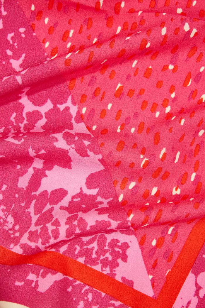 Sjaal, PINK FUCHSIA, detail image number 1