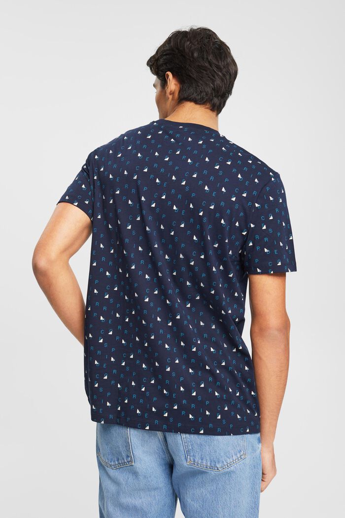 T-shirt met print all-over, NAVY, detail image number 3