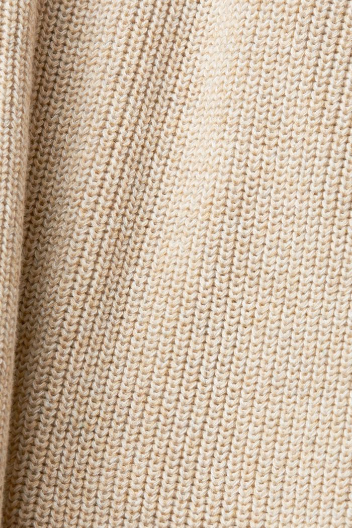 Pull-over rayé, BEIGE, detail image number 4