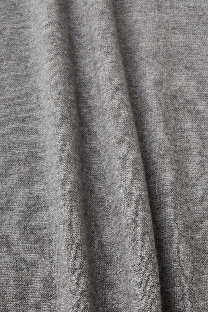 Fijngebreide trui, GREY, detail image number 4