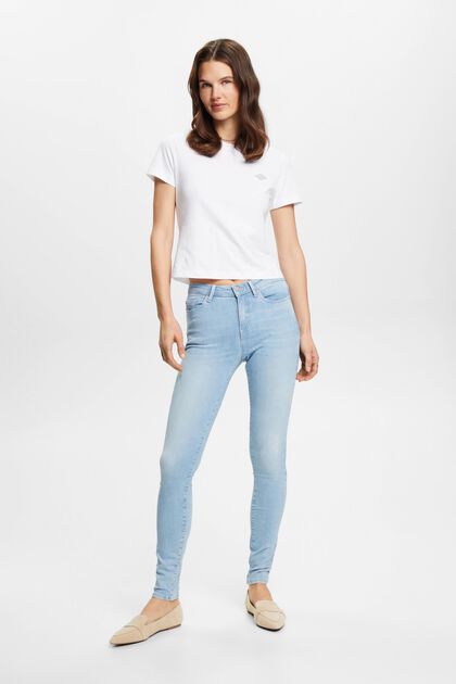 Skinny jeans van duurzaam katoen