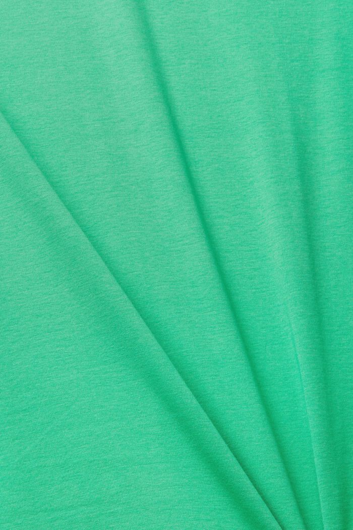 T-shirt met opstaande kraag, GREEN, detail image number 6