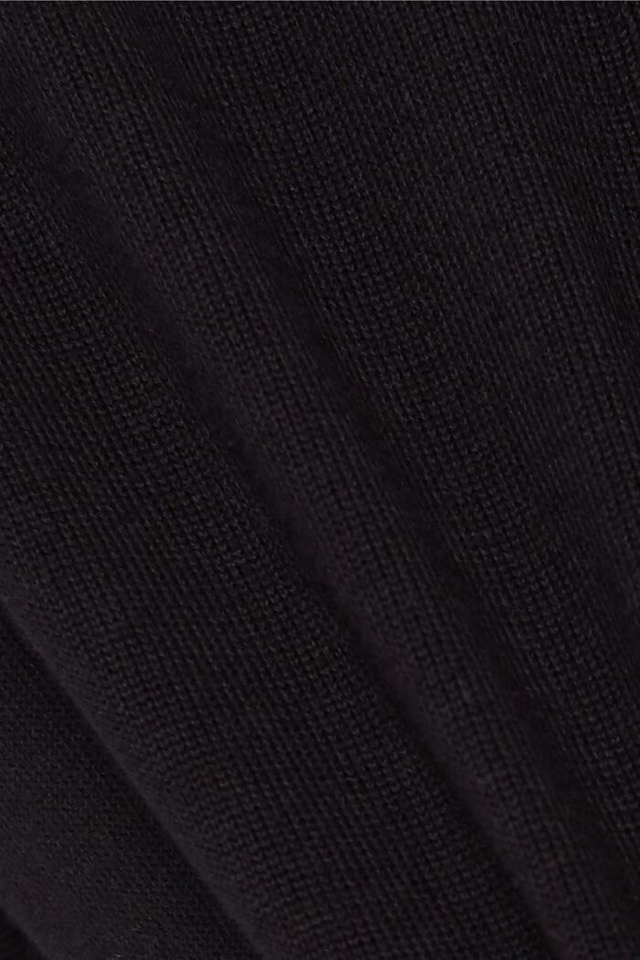Vest met rits van 100% biologisch katoen, BLACK, detail image number 4
