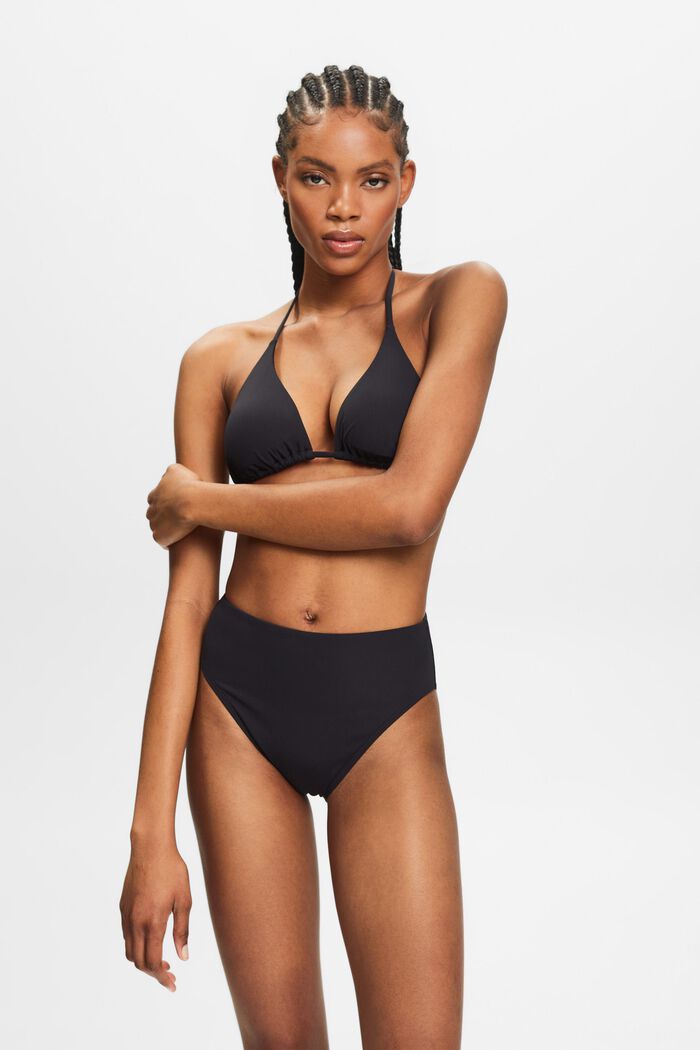 Bas de bikini taille mi-haute, BLACK, detail image number 0