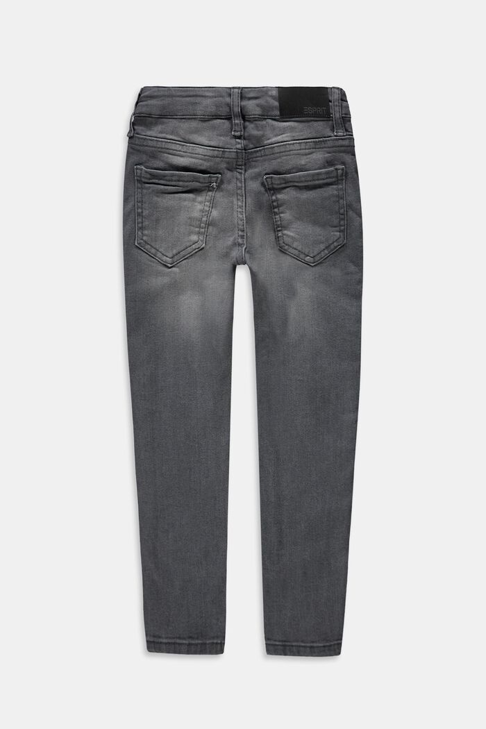 Jeans met verstelbare band, GREY DARK WASHED, detail image number 1