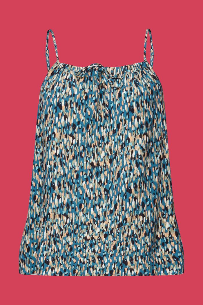 Top met print all- over, TURQUOISE, detail image number 5