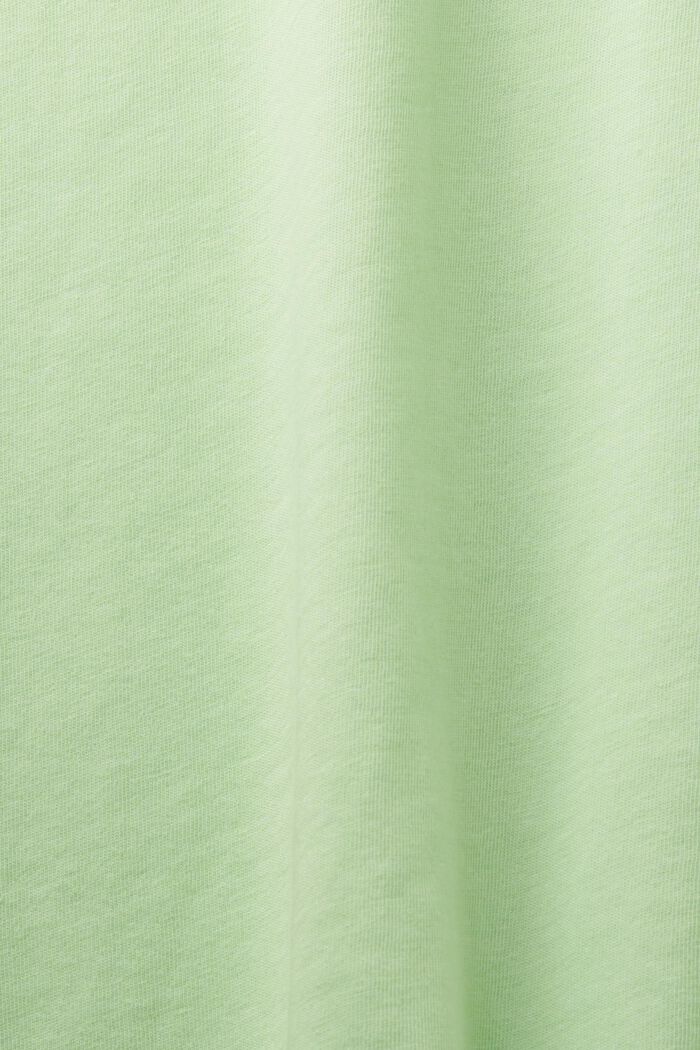 En matière recyclée : le t-shirt en jersey chiné, CITRUS GREEN, detail image number 6