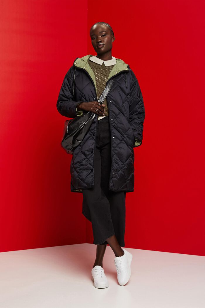 Coats woven, BLACK, detail image number 1