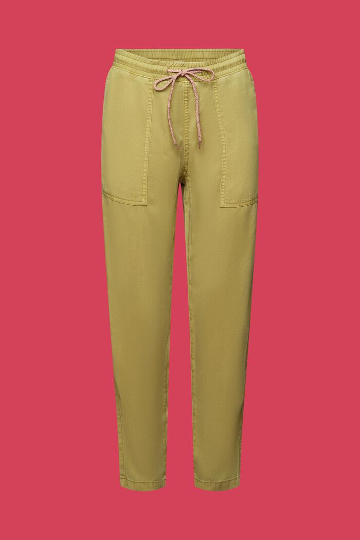 Pantalon à taille élastique, PISTACHIO GREEN, detail image number 7