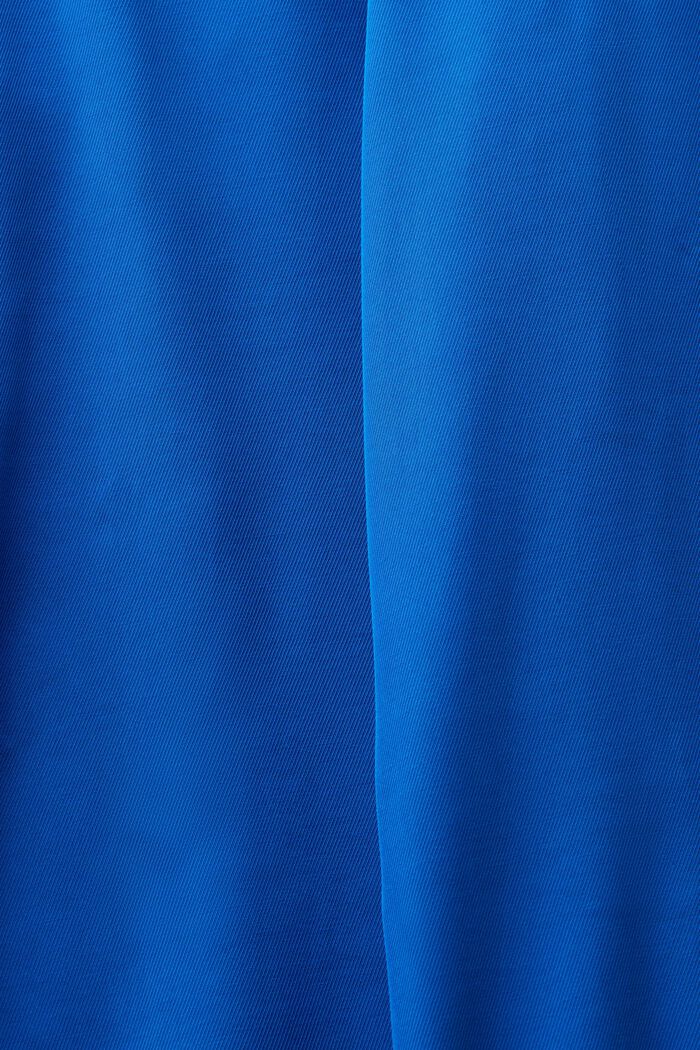 Pull-on broek van twill met wijde pijpen, BRIGHT BLUE, detail image number 6