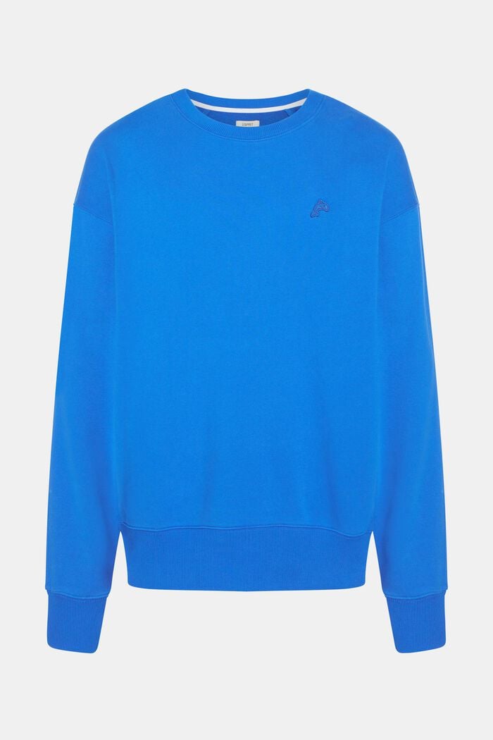 Sweatshirt, BLUE, overview