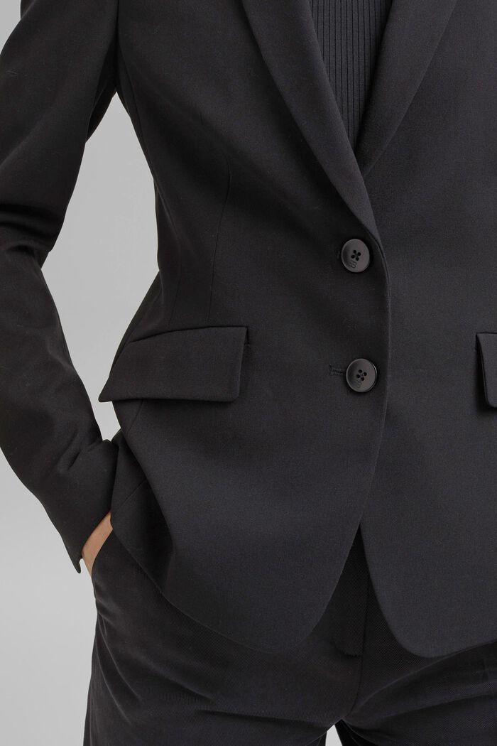 PURE BUSINESS mix & match blazer, BLACK, detail image number 6