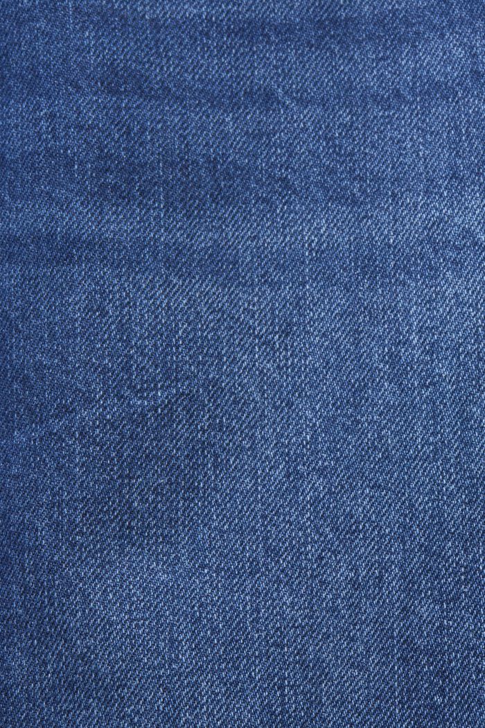 High-rise dad fit jeans met bijpassende riem, BLUE MEDIUM WASHED, detail image number 5