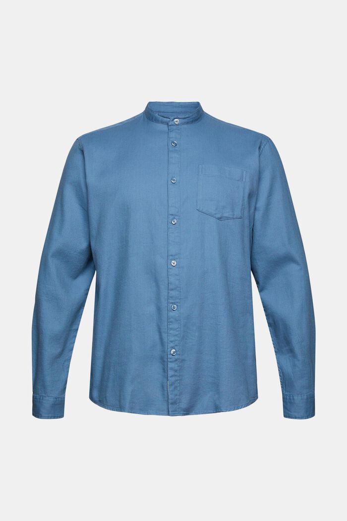 Woven Shirt, BLUE, overview
