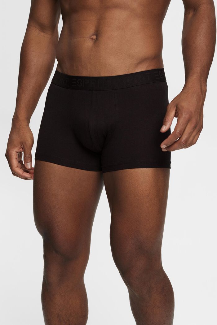 Lot de shorts courts pour Hommes en coton stretch, BLACK, detail image number 0