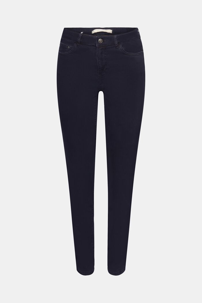 Mid-rise skinny fit broek, NAVY, detail image number 7