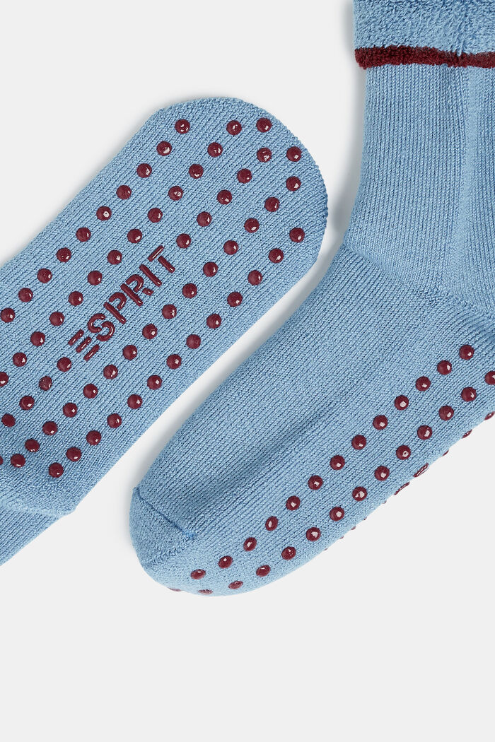 Zachte sokken met stroeve zool, wolmix, SUMMERSKY, detail image number 1