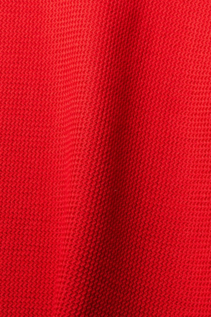 Gebreide coltrui, DARK RED, detail image number 4