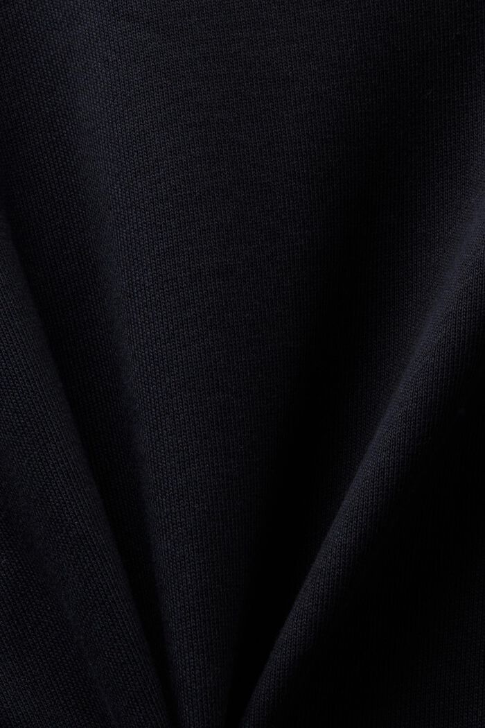 Robe molletonnée oversize à capuche, BLACK, detail image number 6