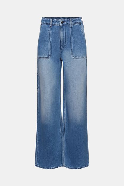 Jean carpenter taille haute, BLUE MEDIUM WASHED, overview