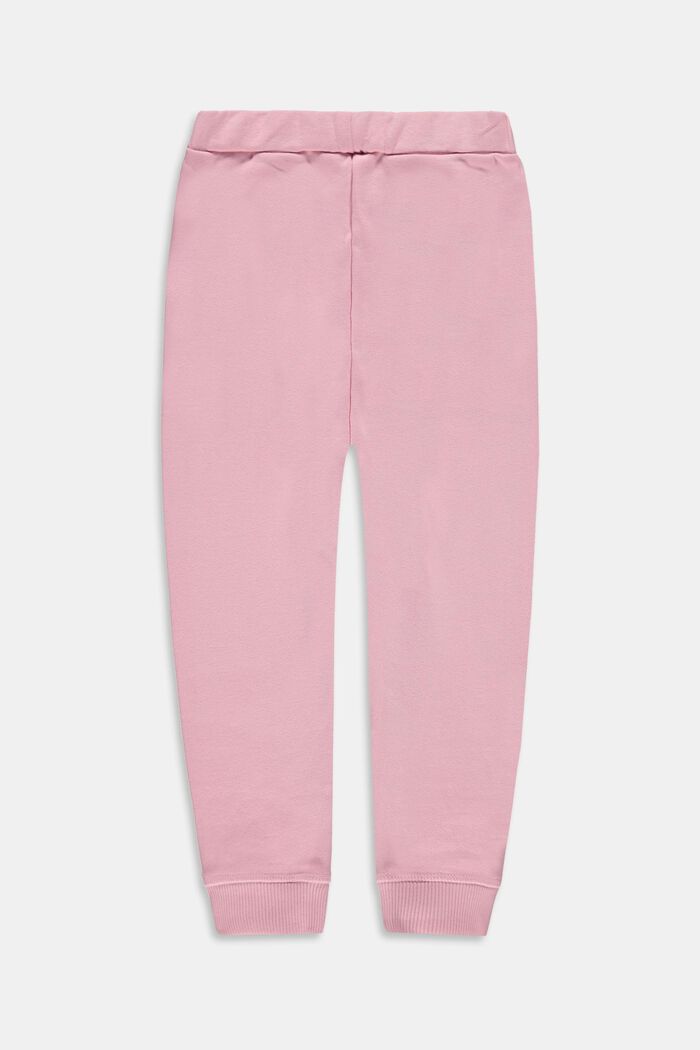Pantalon molletonné basique, 100 % coton, LIGHT PINK, detail image number 1
