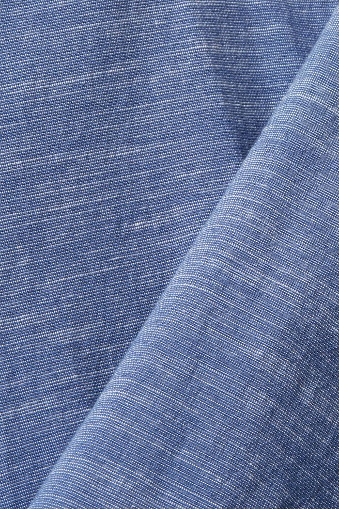 Chemise rayée en coton durable, BLUE, detail image number 5