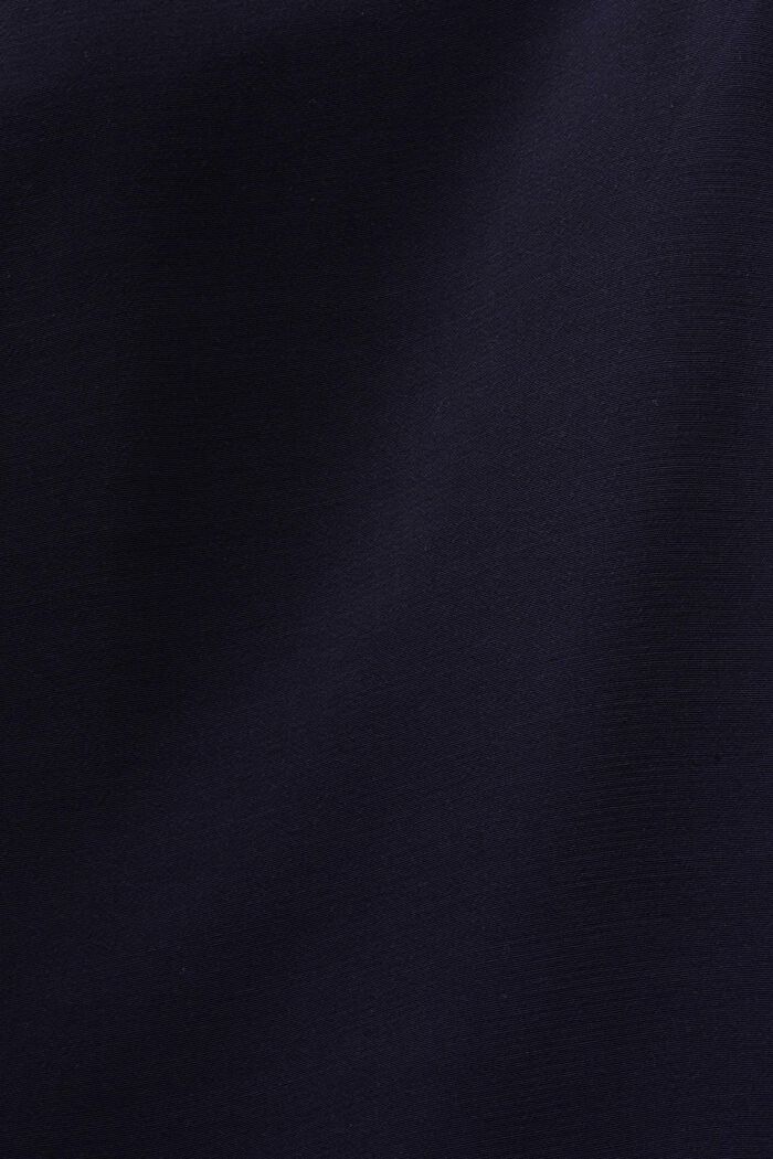 Mouwloze blouse met kanten randje, NAVY, detail image number 5