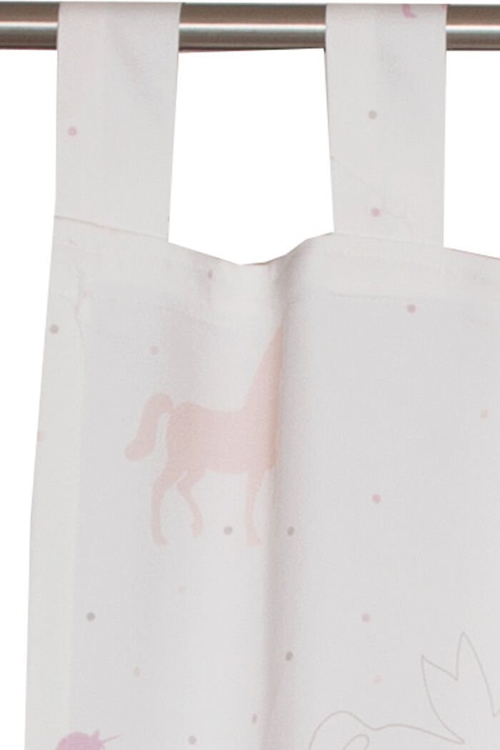 Rideau opaque à imprimé licorne, ROSE, detail image number 0