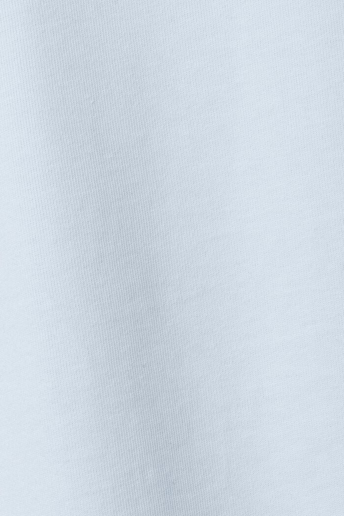 Uniseks T-shirt van katoen-jersey met logo, PASTEL BLUE, detail image number 6