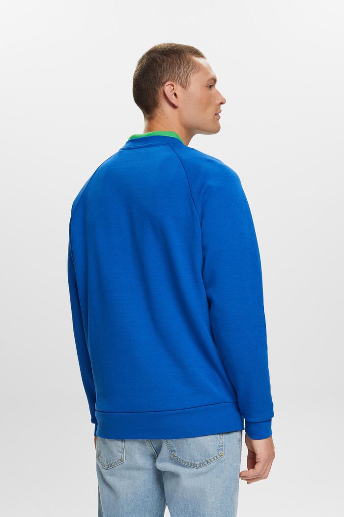 Basic sweatshirt, katoenmix, BRIGHT BLUE, detail image number 3